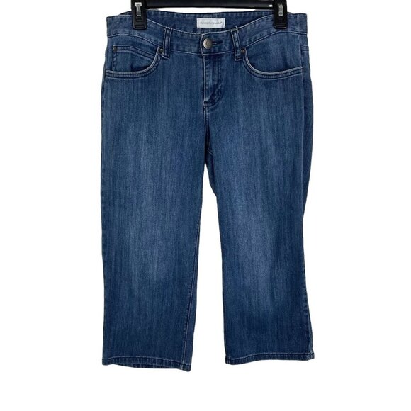 Christopher & Banks Women's Capri Stretch Denim Jeans Size 6 - Picture 1 of 8